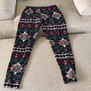 Fleece lined leggings
